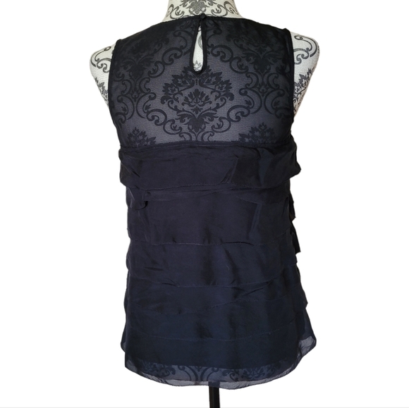 Club Monaco silk layered sleeveless blouse​ - Picture 3 of 12